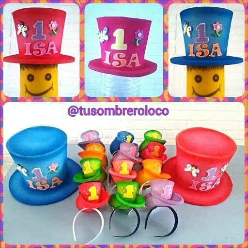 Sombrero de fomi para cumple de Paris | Sombreros | Pinterest ... Sombrero de fomi para cumple de Paris | Sombreros | Pinterest ...