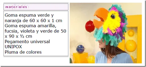 Sombrero en forma de pollo con moldes | idisfraz, ideas para tu ... Sombrero en forma de pollo con moldes | idisfraz, ideas para tu ...