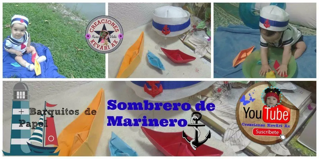 Sombrero o gorro de marinero de fieltro | Manualidades Sombrero o gorro de marinero de fieltro | Manualidades