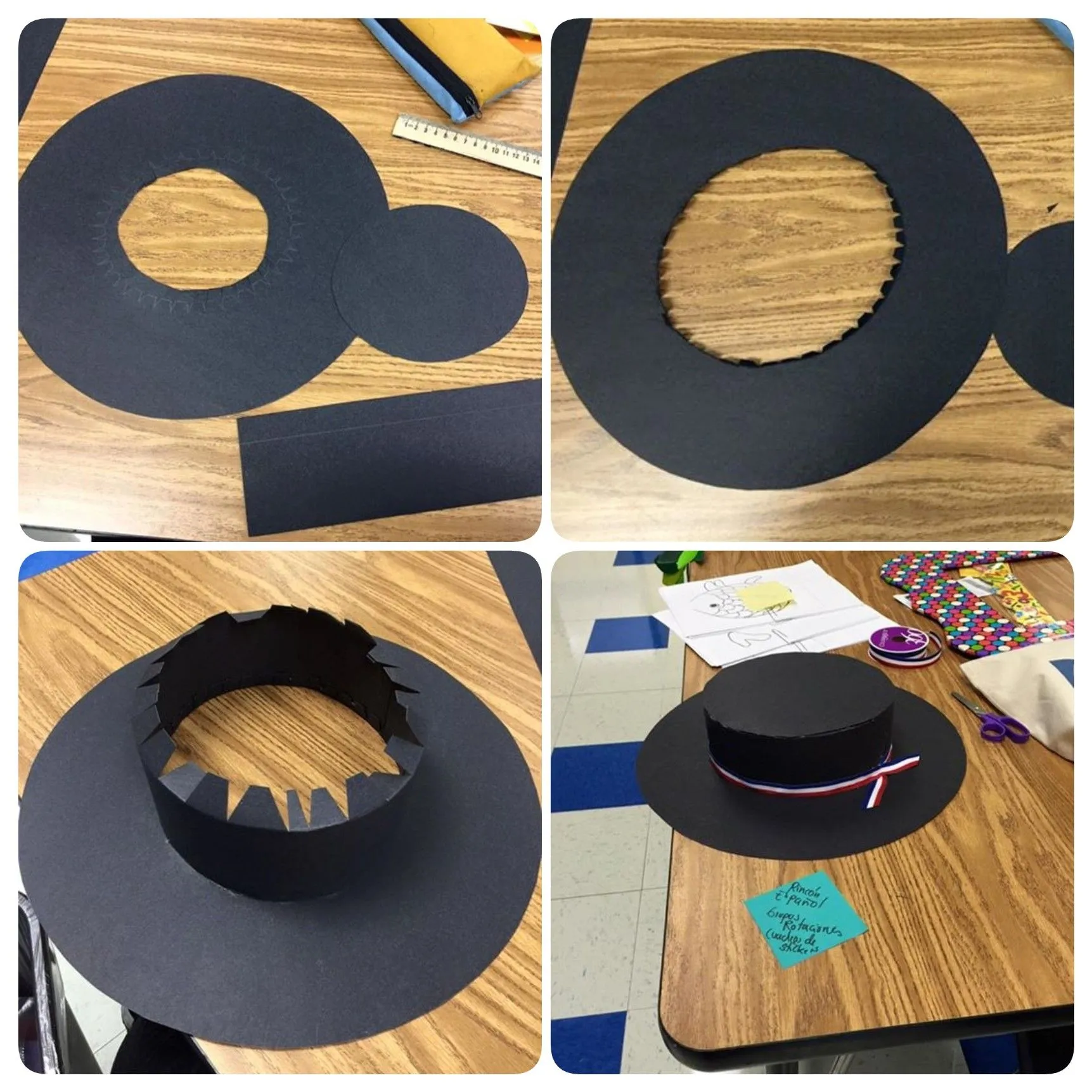 Como hacer un sombrero de Huaso Chileno con Cartulina y pegamento Listos para las Fiestas Patrias by @tikoteitor #chile | Paper hat, Paper hat diy, Crazy hats Como hacer un sombrero de Huaso Chileno con Cartulina y pegamento Listos para las Fiestas Patrias by @tikoteitor #chile | Paper hat, Paper hat diy, Crazy hats