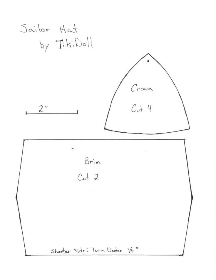 Cómo hacer un sombrero de marinero redondo. Si quieres hacer tu propio sombrero de marinero, nosotras aquí te dejamo… | Sailor hat, Hat patterns to sew, Hat pattern Cómo hacer un sombrero de marinero redondo. Si quieres hacer tu propio sombrero de marinero, nosotras aquí te dejamo… | Sailor hat, Hat patterns to sew, Hat pattern