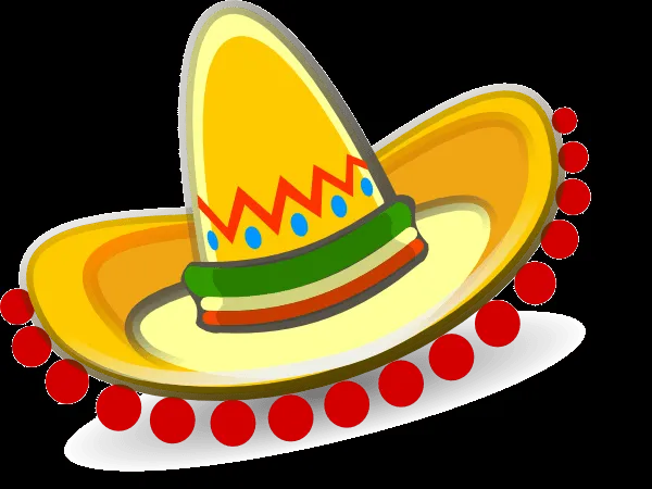 Sombrero Mexican Hat Clip Art at Clker.com - vector clip art ...