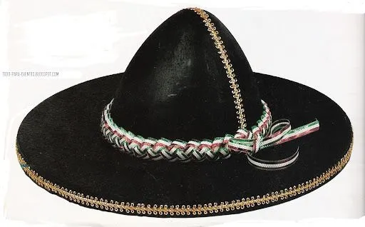 Como hacer un sombrero mexicano en foami - Imagui