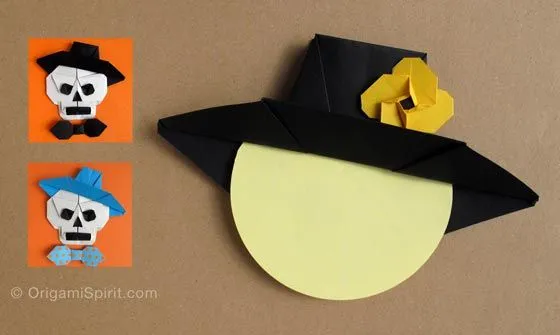 Cómo se hace un sombrero en origami -Sombrero mexicano Cómo se hace un sombrero en origami -Sombrero mexicano