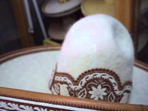 sombrero en pelo de conejo con rivete de pita fina en existencia ...