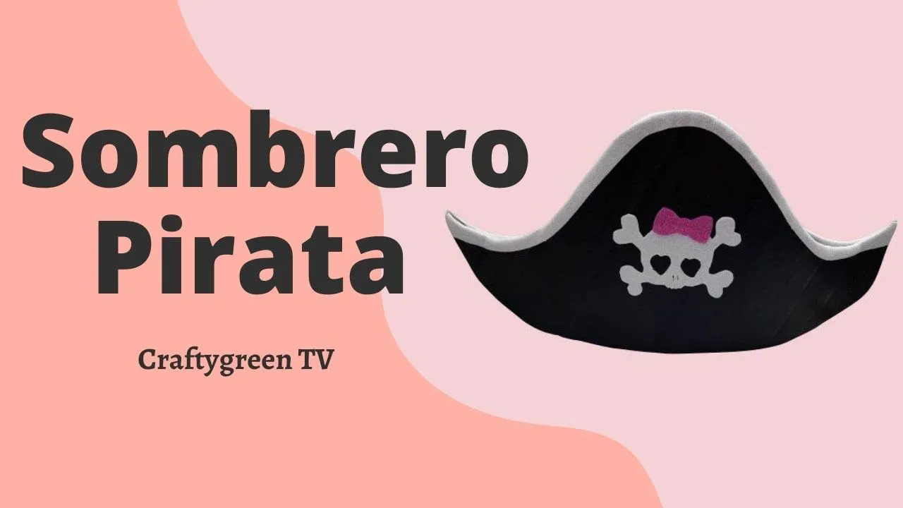 sombrero pirata fácil y con pocos materiales - YouTube sombrero pirata fácil y con pocos materiales - YouTube