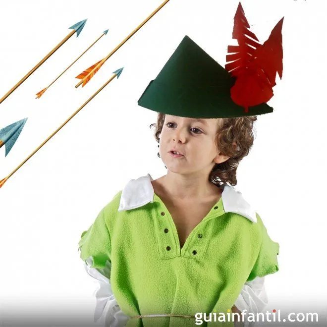 Sombrero de Robin Hood. Manualidades de disfraces