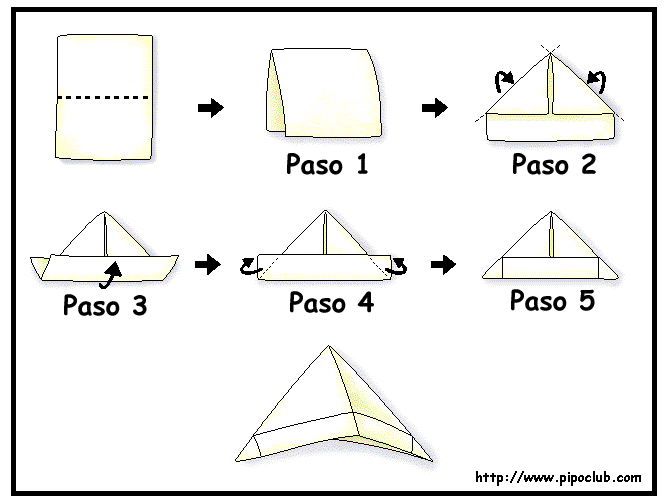 Origami para niños facil paso a paso - Imagui Origami para niños facil paso a paso - Imagui