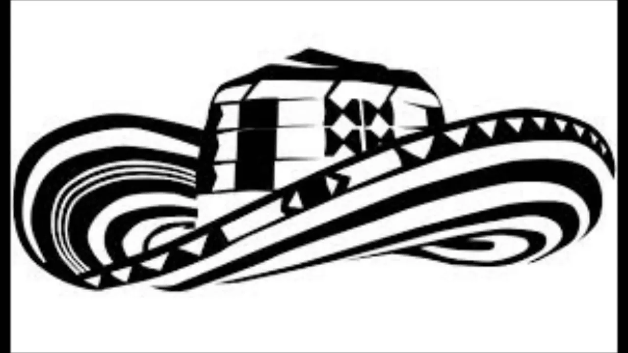 Sombrero vueltiao para colorear - Imagui
