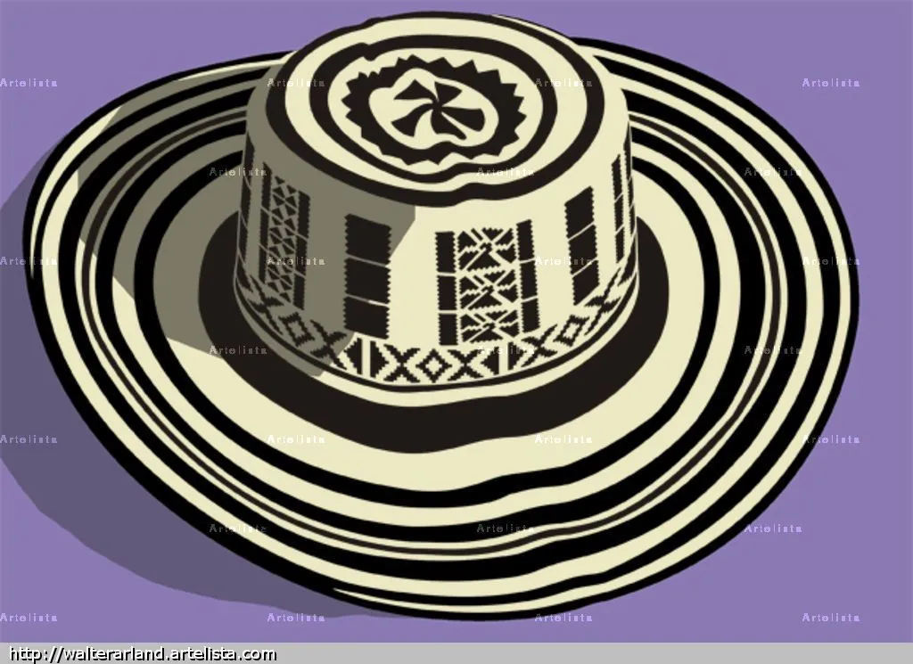 Sombrero vueltiao Walter Arland - Artelista. Sombrero vueltiao Walter Arland - Artelista.