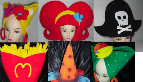 Gorros de goma espuma para nenes - Imagui