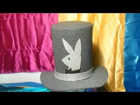 Galera de Goma Espuma con Conejito (Gorro) - YouTube Galera de Goma Espuma con Conejito (Gorro) - YouTube