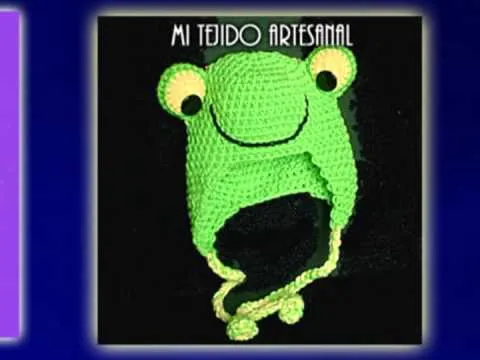 SOMBREROS, GORROS y ACCESORIOS TEJIDOS AL CROCHET - YouTube