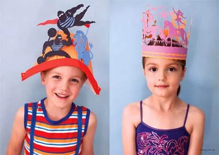 Sombreros locos para niños en material reciclable - Imagui Sombreros locos para niños en material reciclable - Imagui