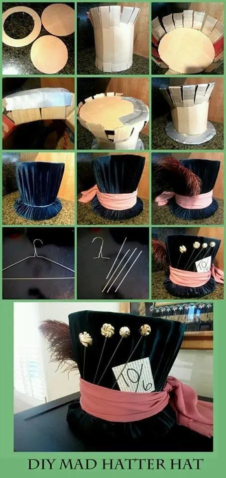 Idea Sencilla y fácil de hacer para el Sombrero del Sombrerero ... Idea Sencilla y fácil de hacer para el Sombrero del Sombrerero ...