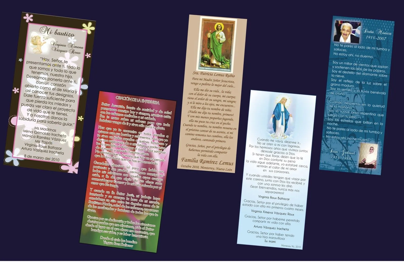 Some of my Designing: Separadores ORACIONES