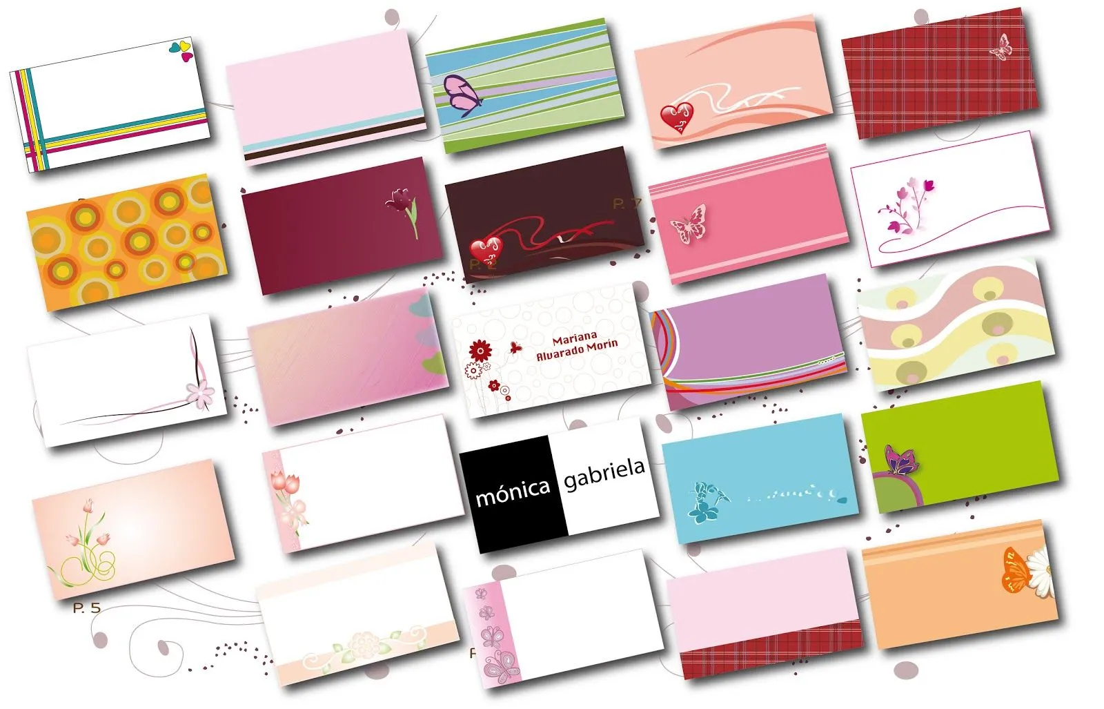 Some of my Designing: Tarjetas de presentación Some of my Designing: Tarjetas de presentación