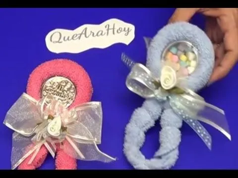 Sonajas hechas de toalla - YouTube