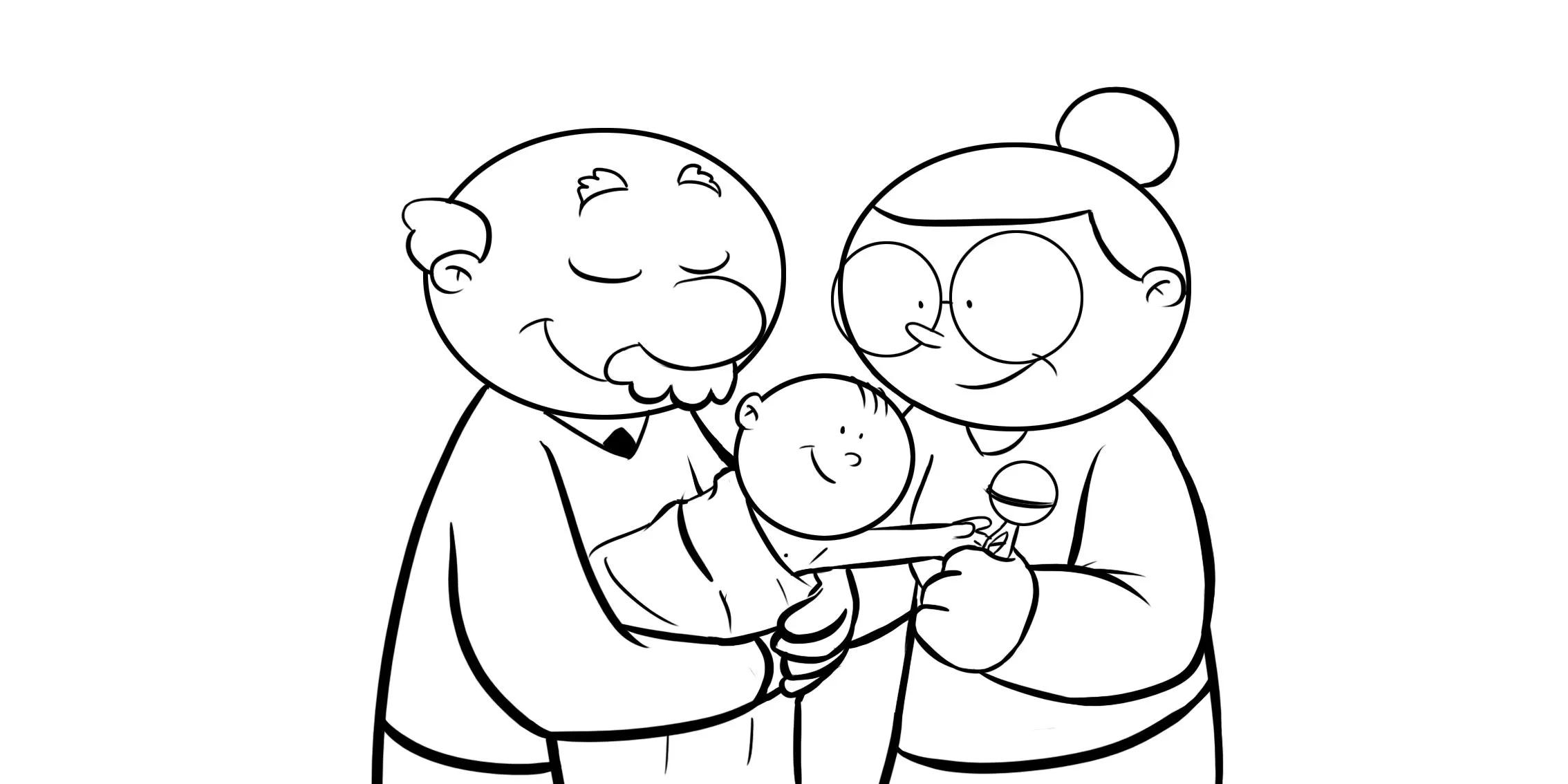 Sonajero para colorear - Imagui