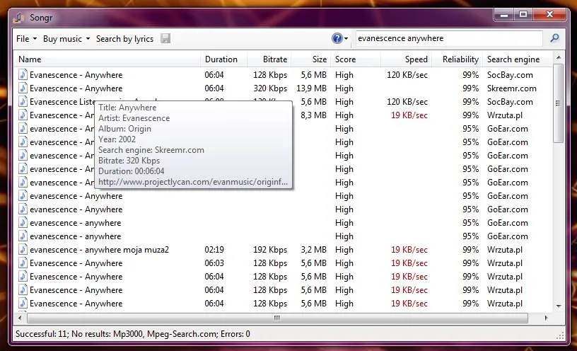 Songr. Nunca conseguir un Mp3 fue tan facil(MEGA) - Identi Songr. Nunca conseguir un Mp3 fue tan facil(MEGA) - Identi
