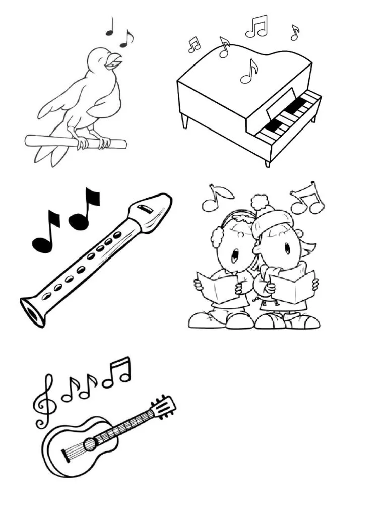 Sonidos Agradables y Desagradables para Colorear | PDF Sonidos Agradables y Desagradables para Colorear | PDF