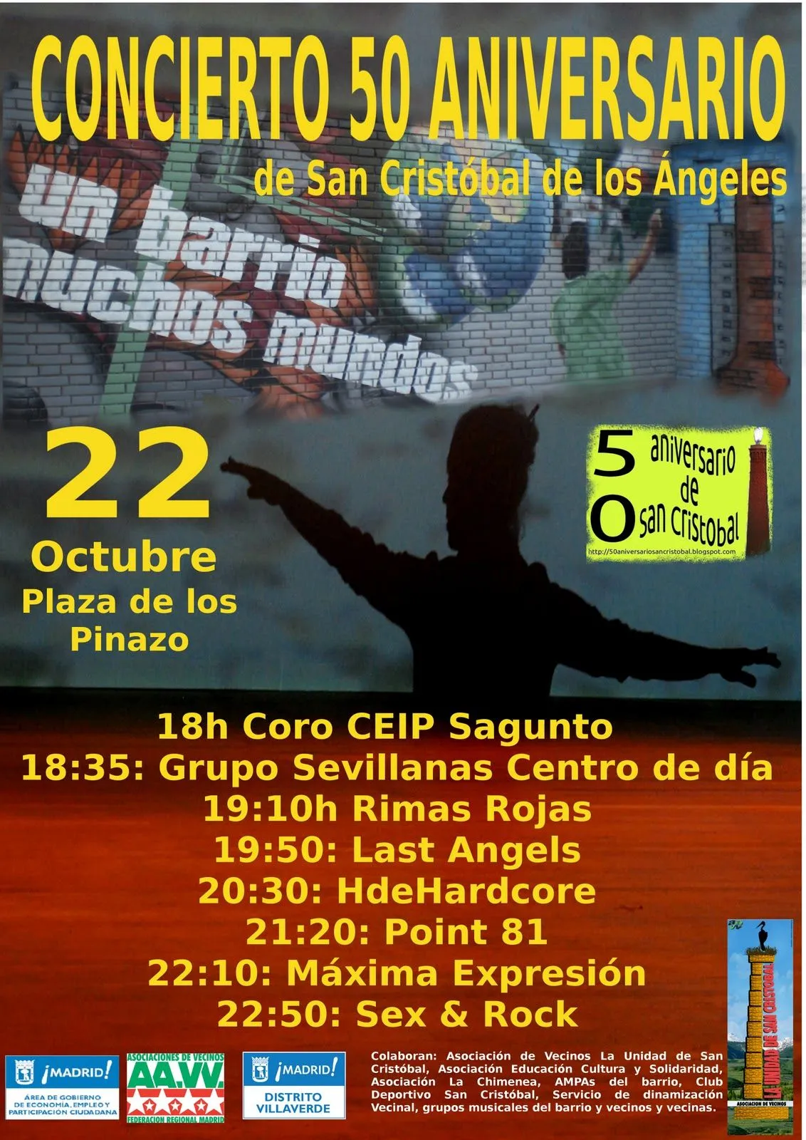 Sonidos del barrio para conmemorar el 50 aniversario - Asociación Vecinal Independiente de Butarque Sonidos del barrio para conmemorar el 50 aniversario - Asociación Vecinal Independiente de Butarque