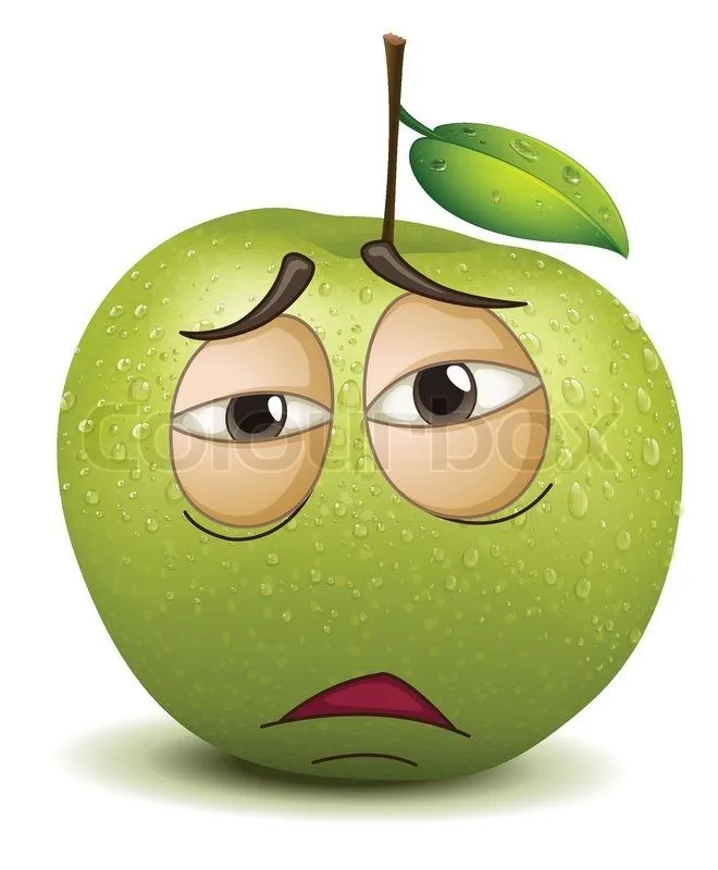 sonriente, manzana, triste | Vector de archivo | Colourbox sonriente, manzana, triste | Vector de archivo | Colourbox