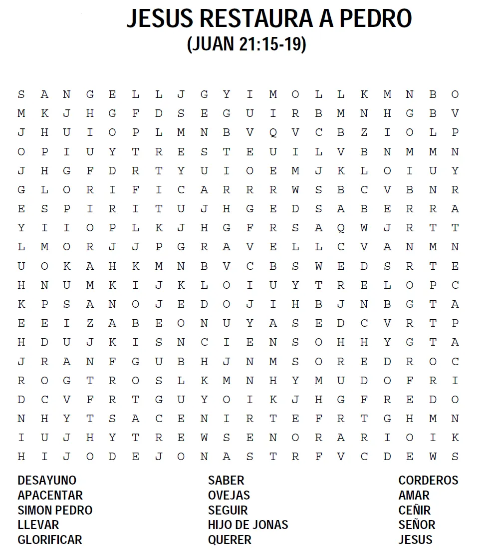 Sopa de letras cristianas para jovenes para imprimir - Imagui Sopa de letras cristianas para jovenes para imprimir - Imagui