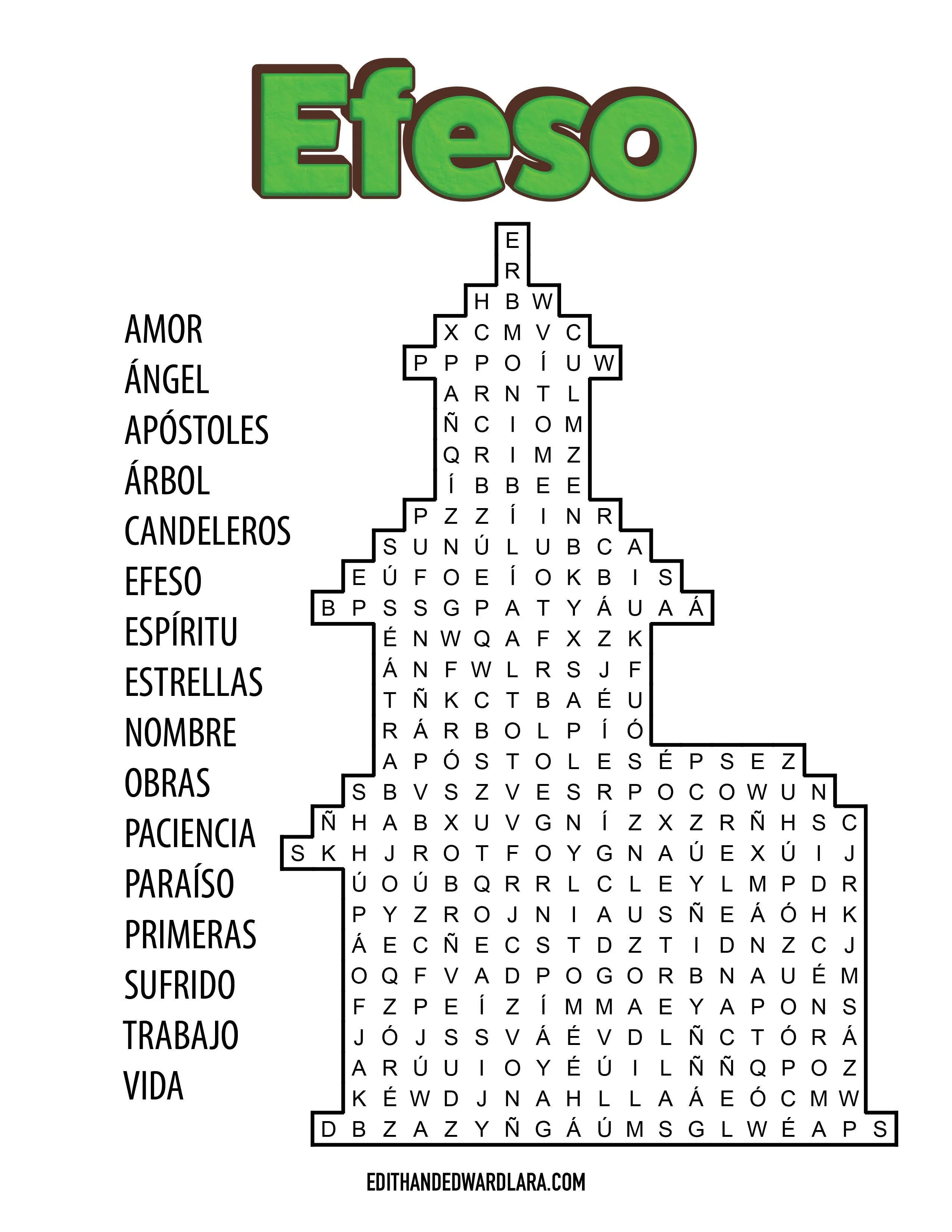 sopa de letras cristianos