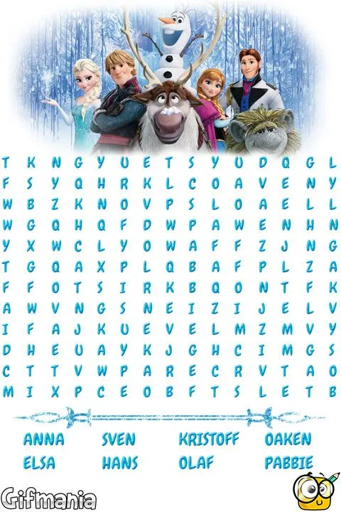 Sopa de Letras de Frozen | sopa de letras | Pinterest | Disney ... Sopa de Letras de Frozen | sopa de letras | Pinterest | Disney ...