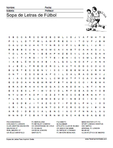 Sopa de letras para imprimir gratis - Imagui Sopa de letras para imprimir gratis - Imagui