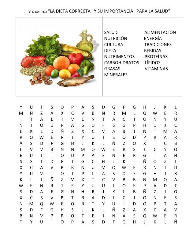 SOPA DE LETRAS | laalimentacionastillero