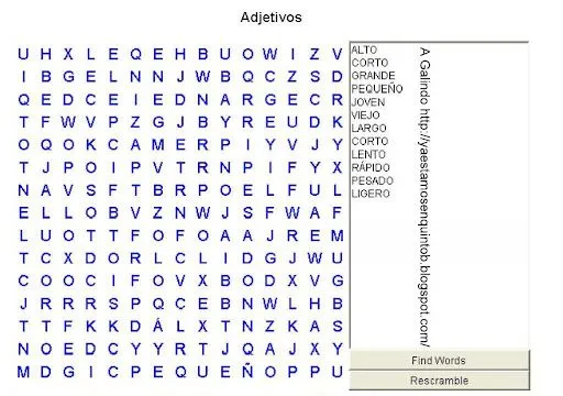 Sopa de letras para niños de cuarto de primaria - Imagui Sopa de letras para niños de cuarto de primaria - Imagui