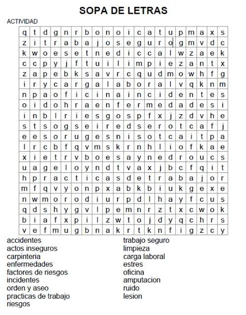 sopa de letras picture