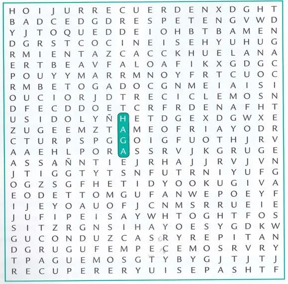 Sopa de letras de verbos regulares e irregulares en inglés - Imagui