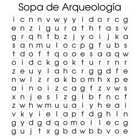 Sopa de letras de Verbos más usados para imprimir