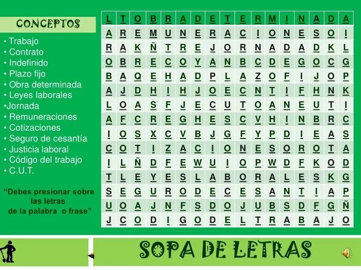 Sopas de letra sobre el día del trabajador - Imagui Sopas de letra sobre el día del trabajador - Imagui