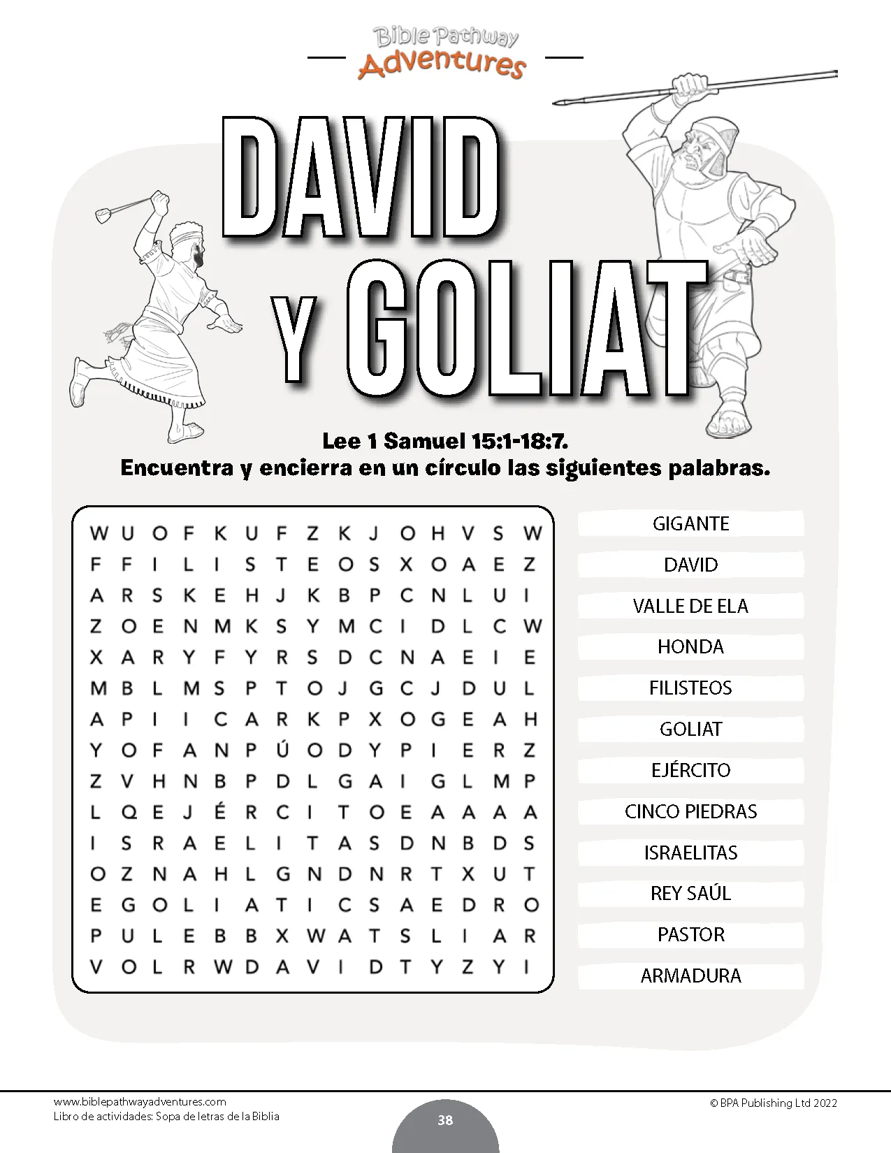 Sopas de letras de la Biblia: Libro de actividades – Bible Pathway Adventures Sopas de letras de la Biblia: Libro de actividades – Bible Pathway Adventures