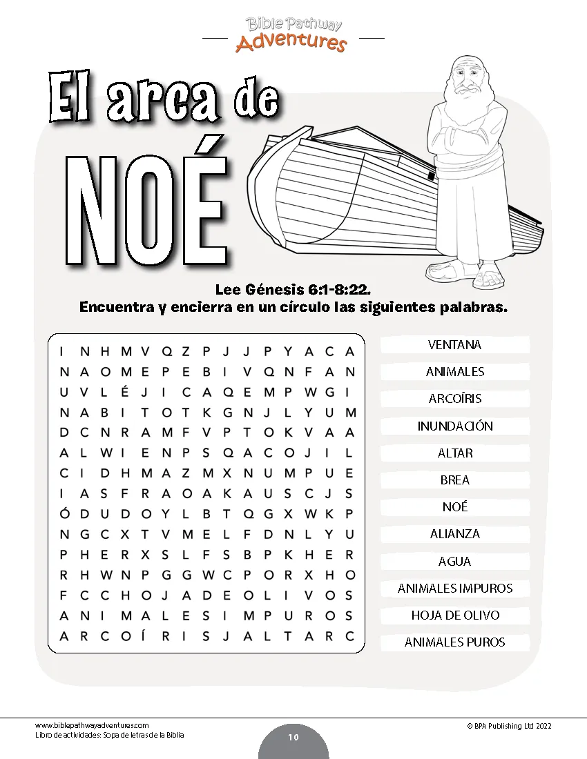 Sopas de letras de la Biblia: Libro de actividades – Bible Pathway Adventures Sopas de letras de la Biblia: Libro de actividades – Bible Pathway Adventures