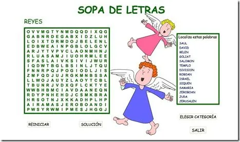 Sopas de letras online para niños Antiguo testamento | JUGARYCOLOREAR Sopas de letras online para niños Antiguo testamento | JUGARYCOLOREAR