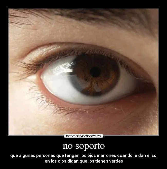 no soporto | Desmotivaciones