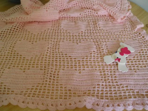 Mantas de bebé tejidas a crochet - Imagui