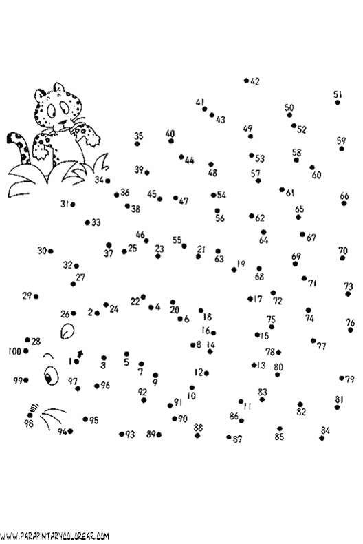 Dibujos para unir puntos con numeros - Imagui