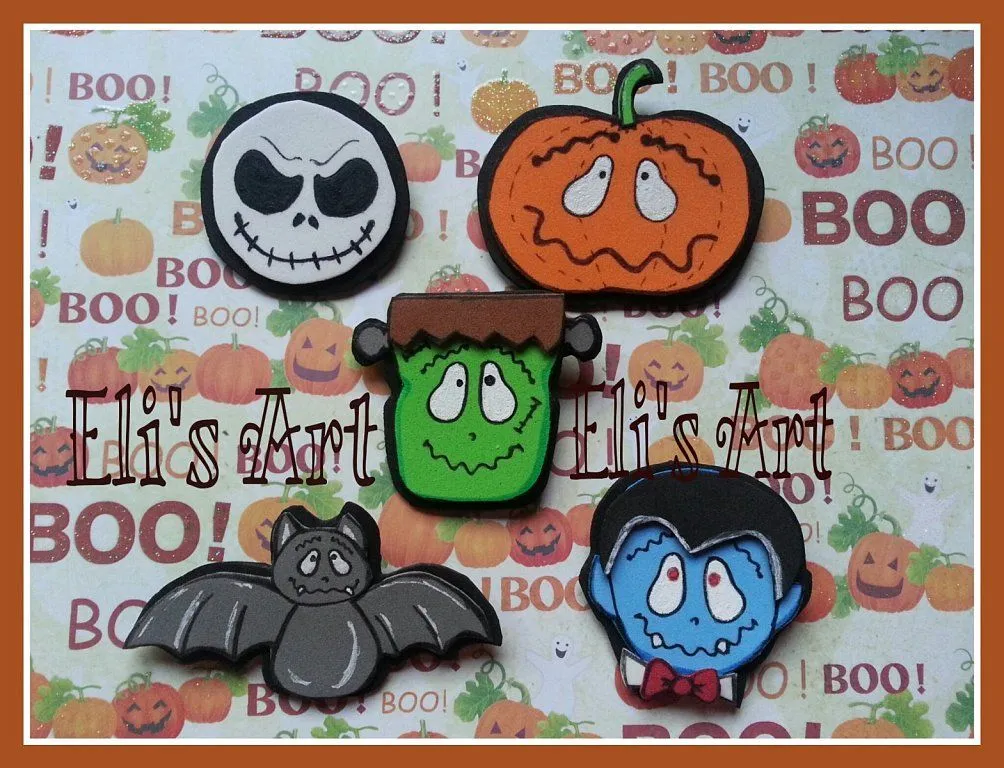 Sorteo de broches de Halloween de goma eva | Aprender manualidades ... Sorteo de broches de Halloween de goma eva | Aprender manualidades ...