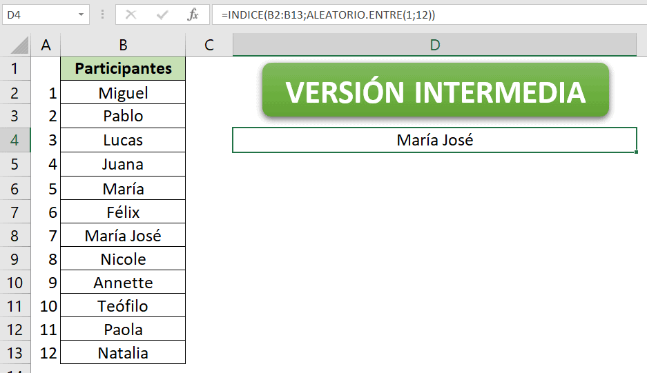 Cómo hacer un SORTEO en Excel - Excelyfinanzas.com