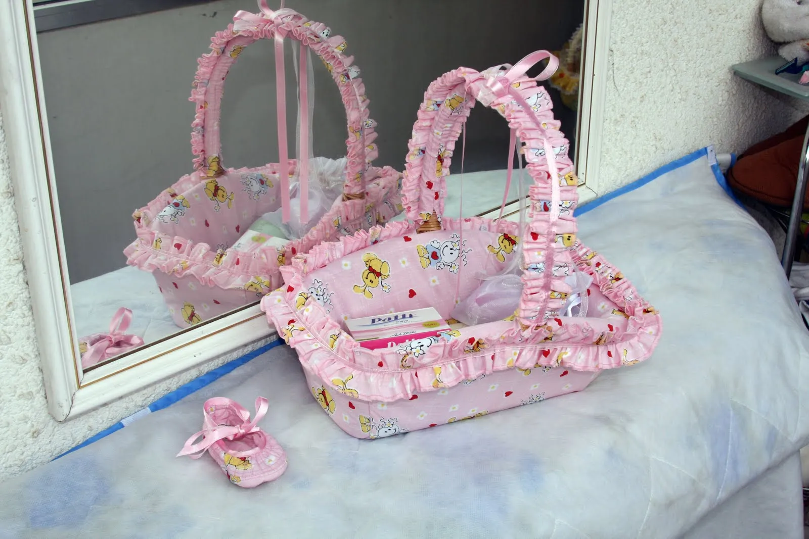 Sotão da Romy: Cesta para produtos de bébé