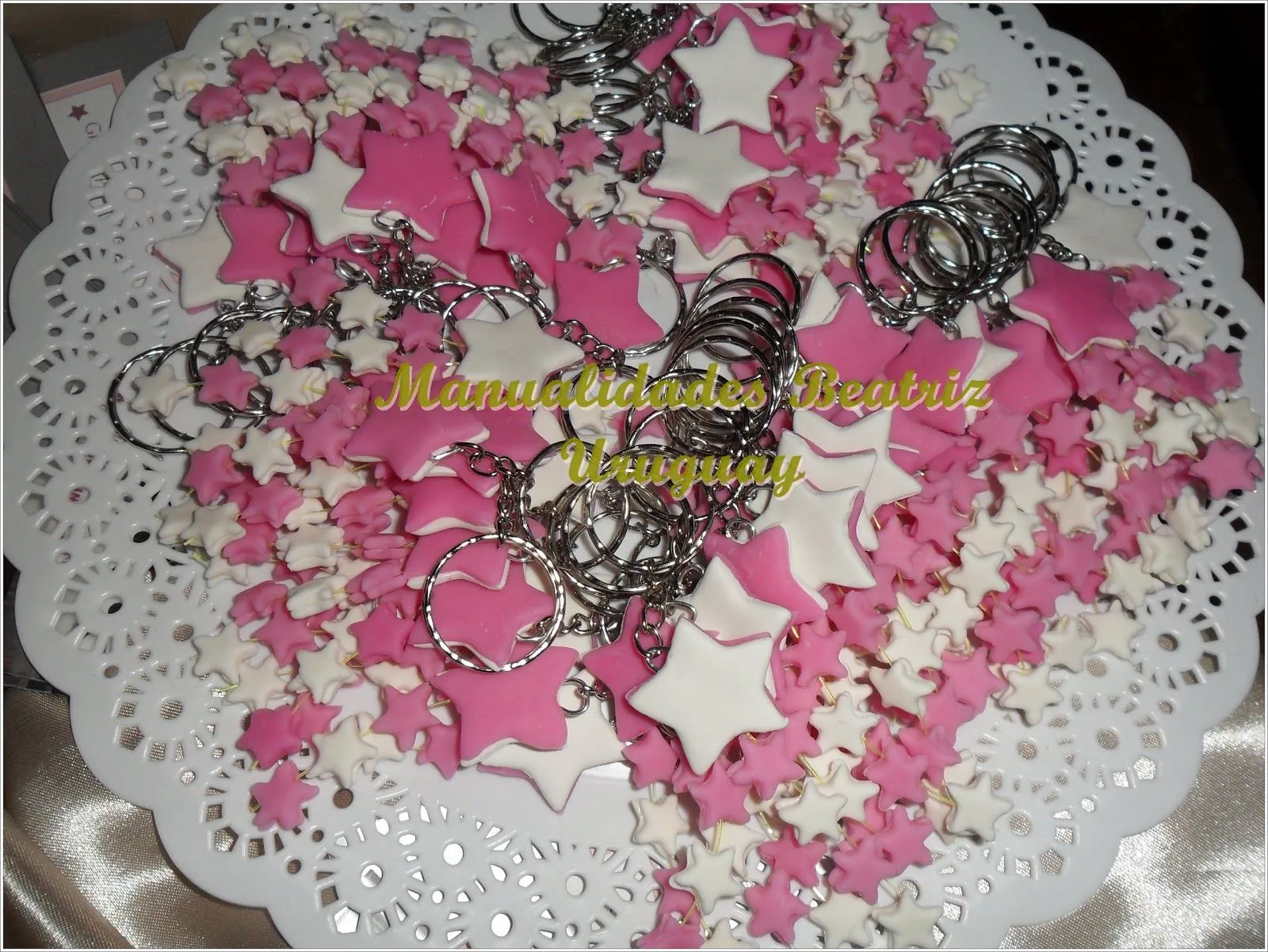 Manualidades Beatriz: Souvenirs de 15 años con estrellas