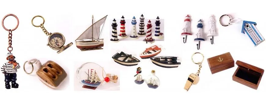 souvenir y llaveros náuticos - El Mercader Del Mar