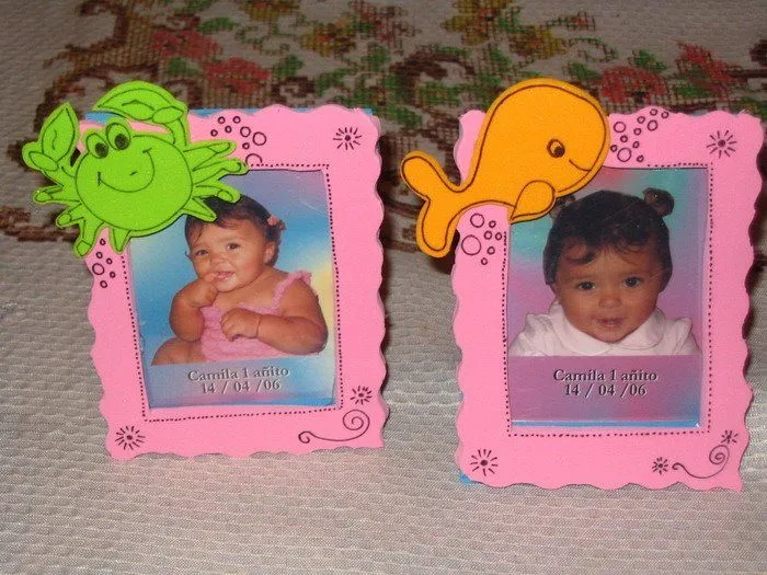 Souvenirs para nena realizados en goma eva - Imagui