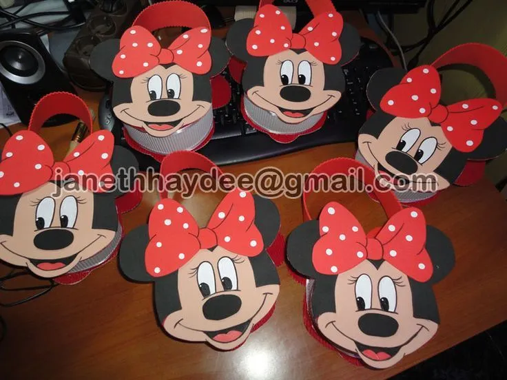 souvenirs goma eva mickey y minnie mouse | tematico minie y mickey ...